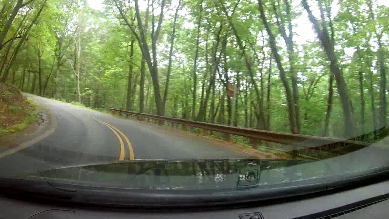 Scenic drive up Pilot Mountain to the top YouTube