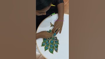 3d work done by offline aari class student || #aarimaterials #aariwork  #aariworkclasses