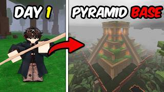 Building the SAFEST BASE INSIDE the PYRAMID in 99 Nights in the forest (Roblox Full Gameplay) screenshot 5