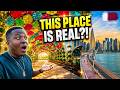 Umbrella Park Corniche Qatar🇶🇦 | Beautiful Doha Walk 4K