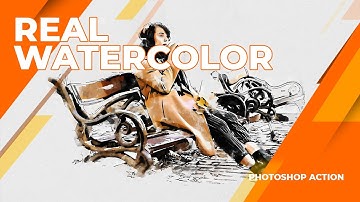 Real Watercolor - Photoshop Action Tutorial