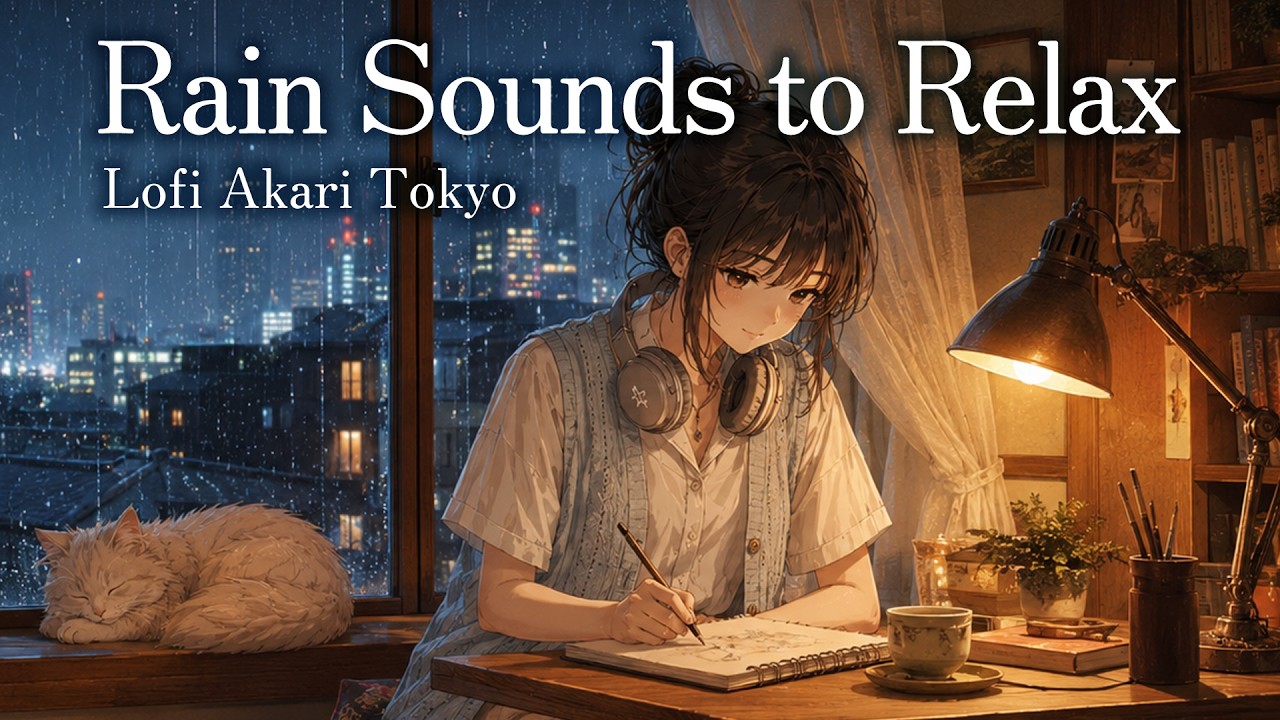 Rainy Day Lofi 🌧️ 1 Hour Japanese BGM to Relax & Study | Lofi Akari ...