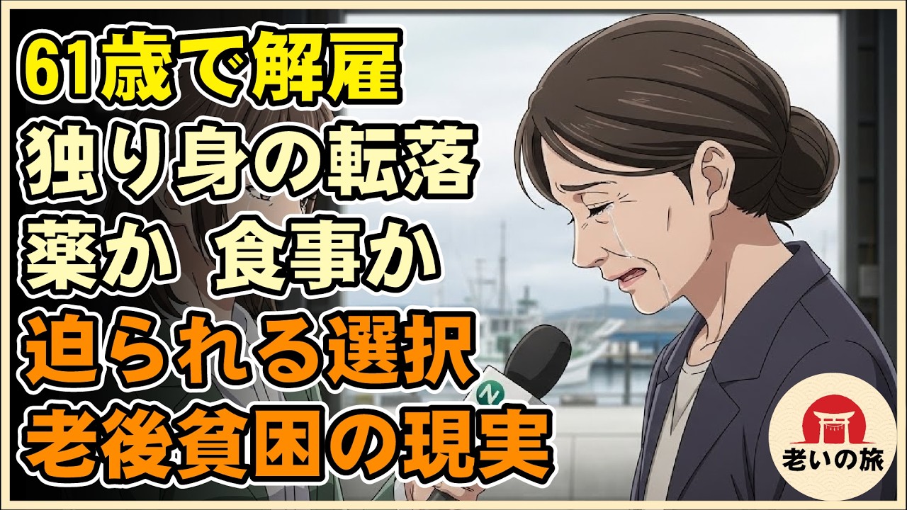 【漫画】タワマンから風呂なしアパートへ…61歳でリストラされた独身女性の転落。「薬代か食費か」命の選択を迫られた老後貧困の現実【シニアライフ】【60代以上の方へ】