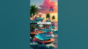 99% FAIL This! Can YOU Find All 12 Girls? 🤯 | Hidden Object Eye Test Challenge#Find12Girls #GuessUp