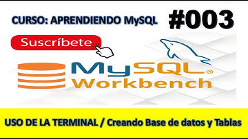 ¿Cómo Crear Base de Datos y en la Terminal de Comandos? - 003 - Curso: Aprendiendo Mysql 💻 2023