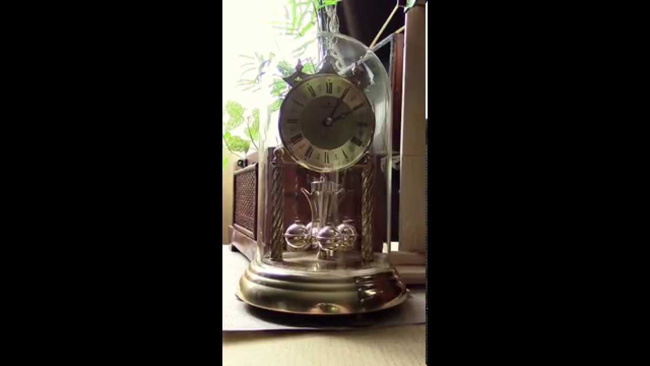 Rare German Junghans Quartz chiming Anniversary Clock