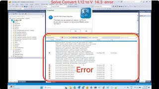 Twincat convert V12 to V14 Error Solution 