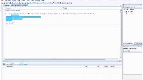 How to make A Text to Speech Programme in Visual Basic (2008)
