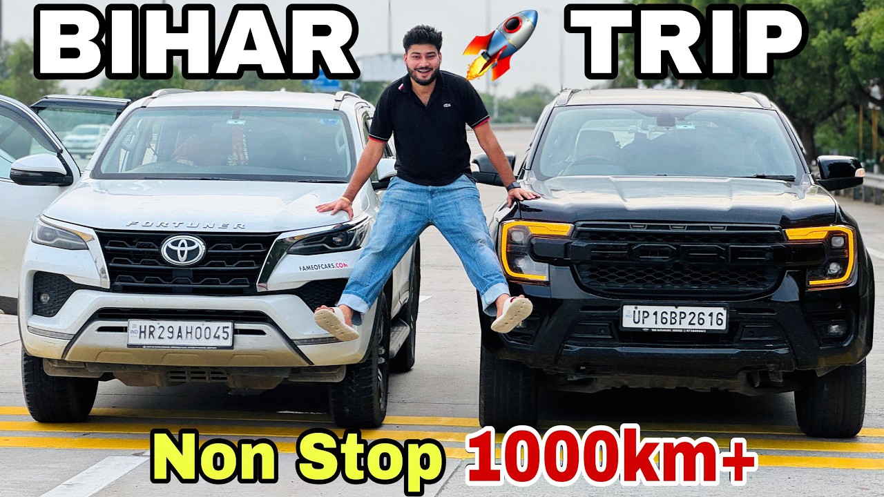 Fortuner और Endeavour की मुलाक़ात 🤝 - OUR LONGEST TRIP EVER 1000km+ 🔥
