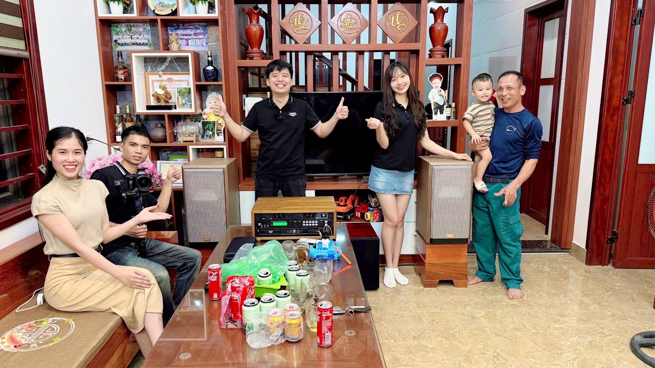 Giao loa ISOPHON IP-9950 LUXURY cho bác Thuần ở Cẩm Xuyên, Hà Tĩnh