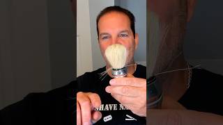 Fix Your Gnarly Shaving Brush in 10 Seconds! #skincare #skincareroutine #shaving #shorts #howto