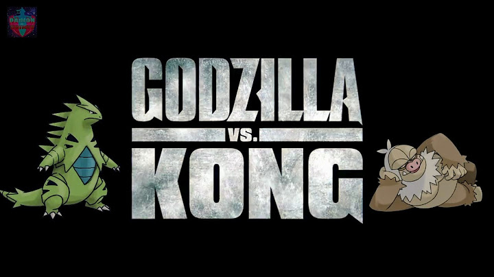 Pokemon Godzilla Vs Kong Tyranitar vs Slaking