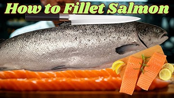 How to Fillet a Whole Salmon : Techniques for Cleaning, Butchering & Cutting a Whole Salmon