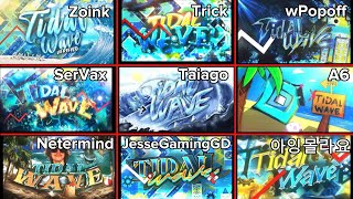 All tidal wave victors synced + full reactions
