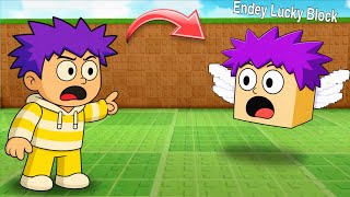 AKU BERUBAH MENJADI LUCKY BLOX DAN DIGACHA ORANG? Roblox ...