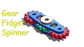 Gear Fidget Spinner Mechanism
