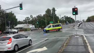 QAS CCP 5175 + Black Bumper 5479 Responding Code 1 To Same Eatons Hill Medical Emergency