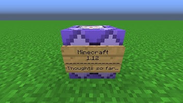 Thoughts on Minecraft 1.12 So Far // (SPOILER: I was wrong!)