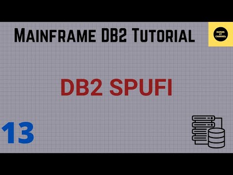 Using SPUFI in DB2 - Mainframe DB2 Practical Tutorial - Part 13 (Volume Revised)