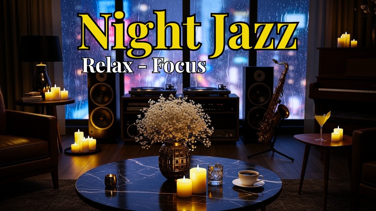 Smooth Saxophone Jazz – Cozy Cafe Lounge Music for Focus, Relaxation ...