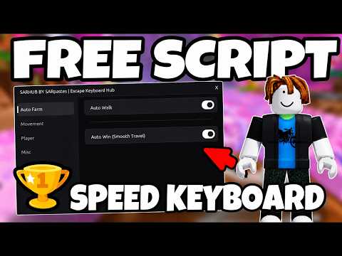 *NO KEY* +1 Speed Keyboard Escape Script ADMIN ABUSE | Instant Last Zone , Auto Farm, Fly & more!