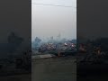 Последствия пожара в городе Уяр, Красноярского края. 7.05.2022