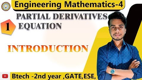Lec -1Introduction to Partial Derivative Equations|| Unit-1 || Engineering mathematics-4 || AKTU ||