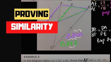 Grade 12 euclidean geometry exam style question proving similarity