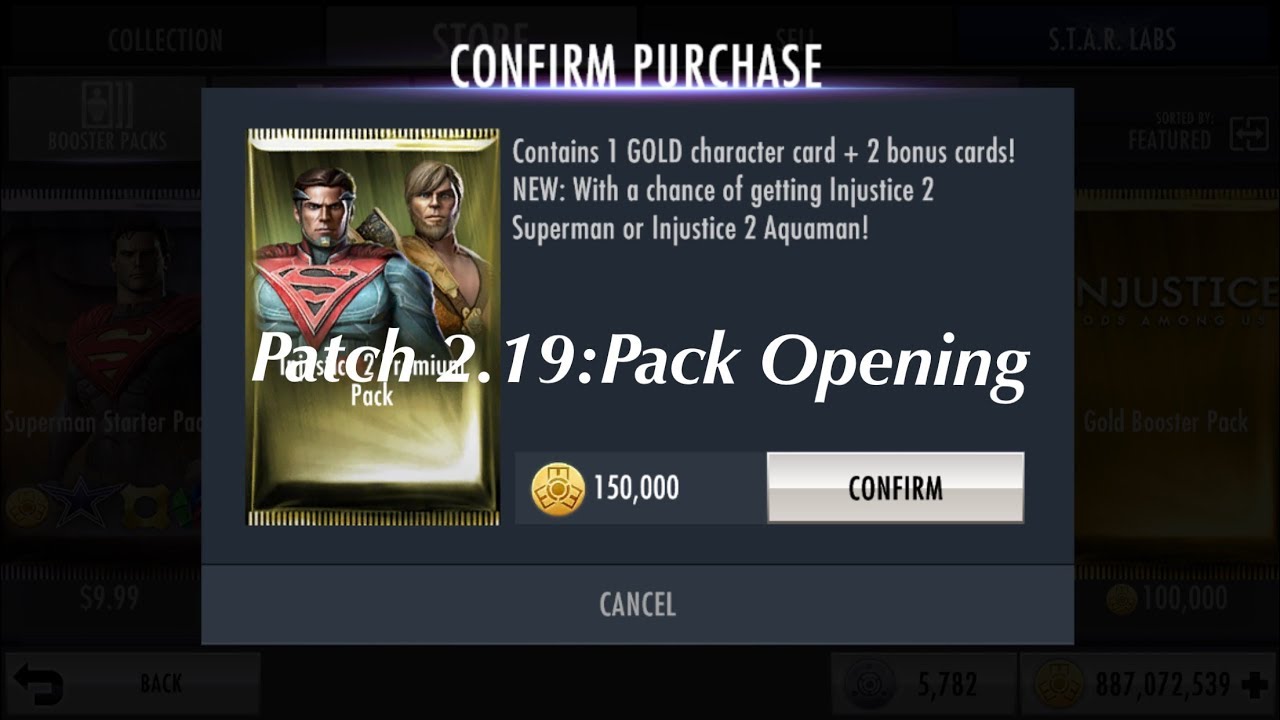 Injustice Gods Among Us:Patch 2.19 Injustice 2 Pack
