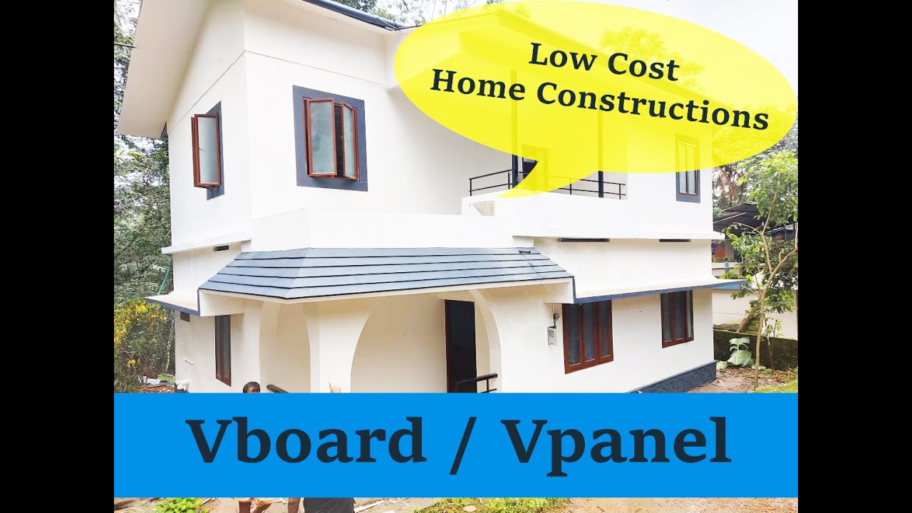Low Budget Home Construction using Vpanel / Vboard Contact Akhil