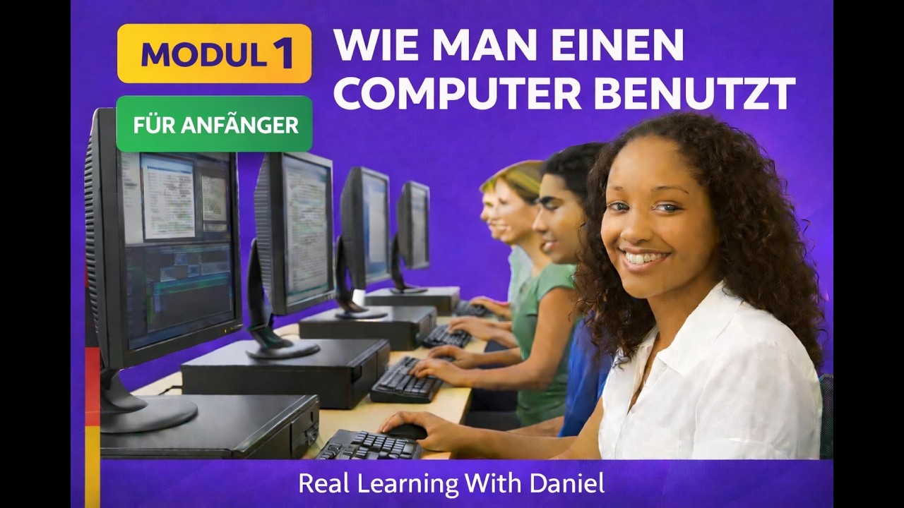 Wie man einen Computer benutzt – Modul 1 | Real Learning With Daniel