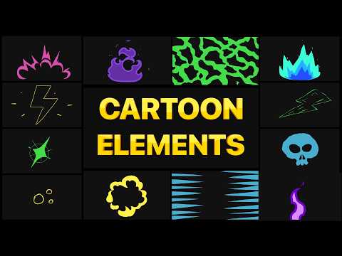 Free Cartoon & Scribble Assets - Hand-Drawn Motion Kit (Ae, Pr, Dr, FCPX)