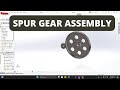 SolidWorks Spur Gear Assembly & Animation Tutorial | Step-by-Step Guide