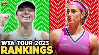 WTA Tour 2023 Rankings | Tennis Talk
