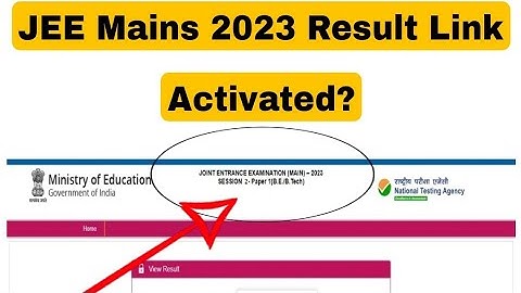 JEE Mains 2023 Result Status 📢😰 | #jeemains2023 #jeemainsresult #jeemain2023 #jee2023