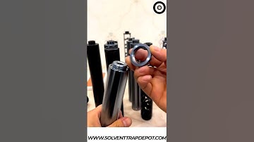 6 Inches 1/2-28 Solvent Trap Ebay – Aluminum, Black