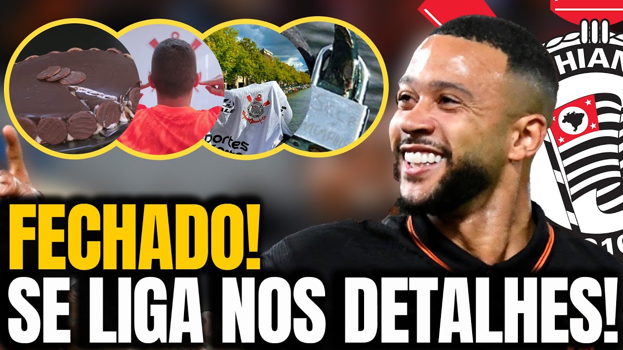 FECHADO! Memphis Depay assina contrato com o Corinthians. - YouTube
