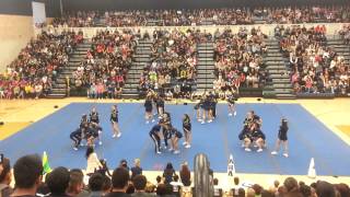 AHA Varsity Cheer 2014 Spring sports assembly