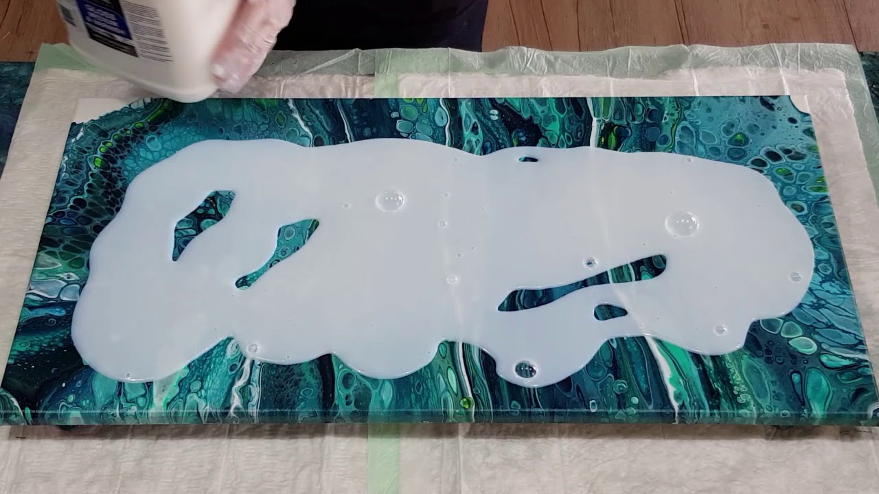 This could really mess up your acrylic pour with craft paint 