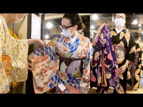 着物購入‼️アンティーク着物選び❸ Bāchī Kyoto Nippon Kimono Lovers