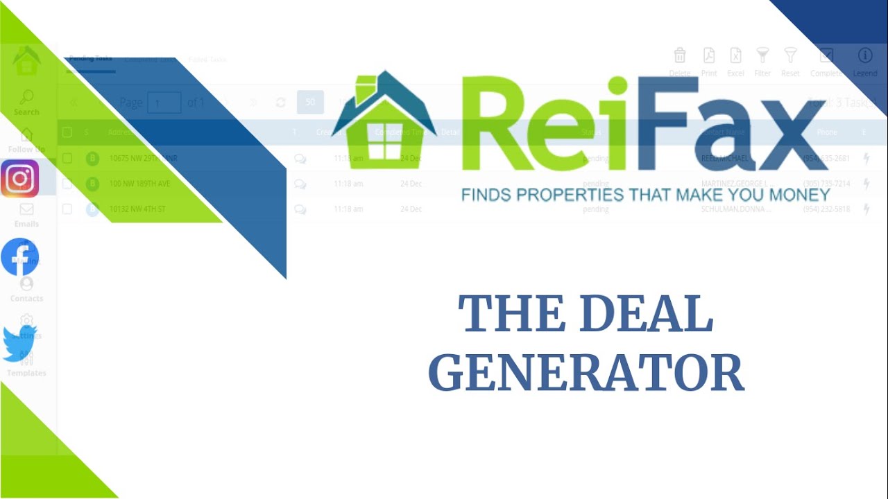 REIFax, the deal generator! - YouTube