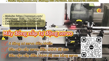 Nenosun cappingmachine Máy đóng nắp vít servo tự động cho chai nhựa,bình Thủy tinh gắp xoắn ra khỏi