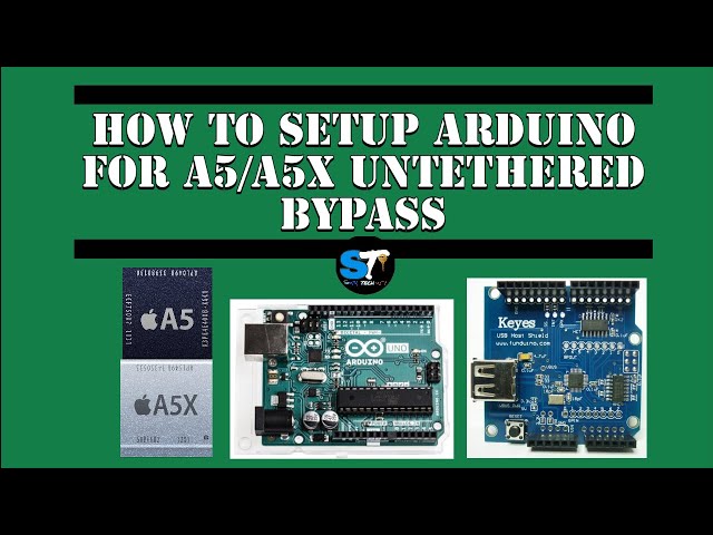 Setting up Arduino for checkm8 A5 bypass | Tagalog | Simply Tech-key class=