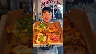 Is this VIRAL LA pizza better than New York’s? #shorts