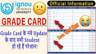 Assignment  Zero     Ignou  New Grade Card Update 
