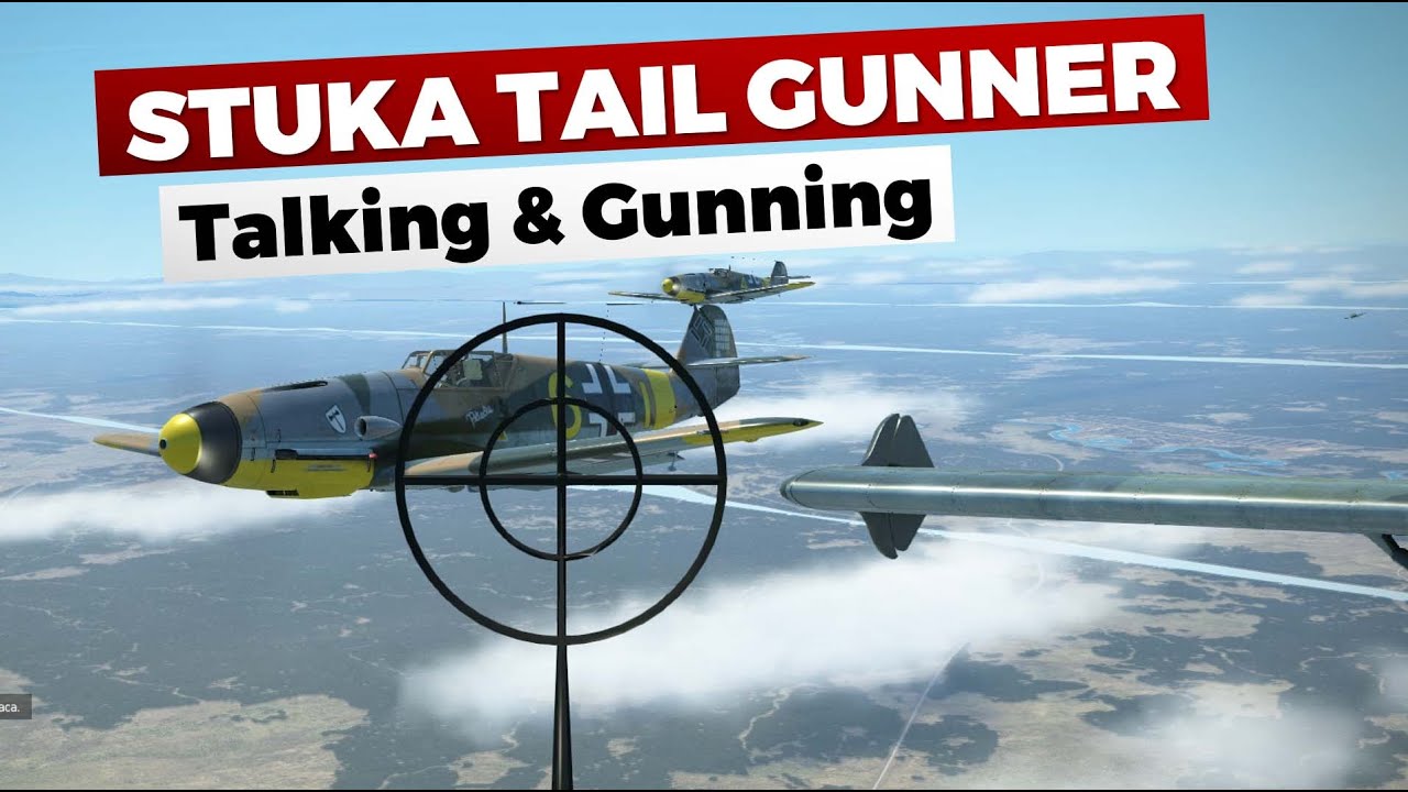 Live-Stream: Tail Gunner in a Stuka with @Military Aviation History