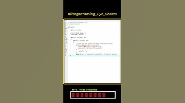Print 8 Pattern in C Programming | #Short | #ProgrammingEye | #Shorts