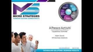 Micro Strategies Presents an Activiti BPMS Overview