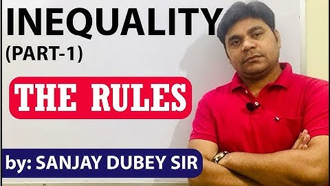 Inequality (Part-1)Let
