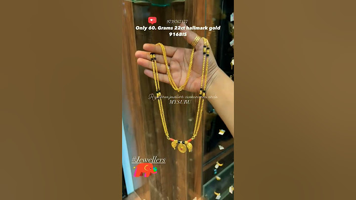 only 60 grams gold magalasuthra chain design/light weight gold Thali chain/Fancy long chain